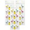 Pack of 3 - Little Birdie Glitter Embellishment 12/Pkg-Pelican & Pineapple